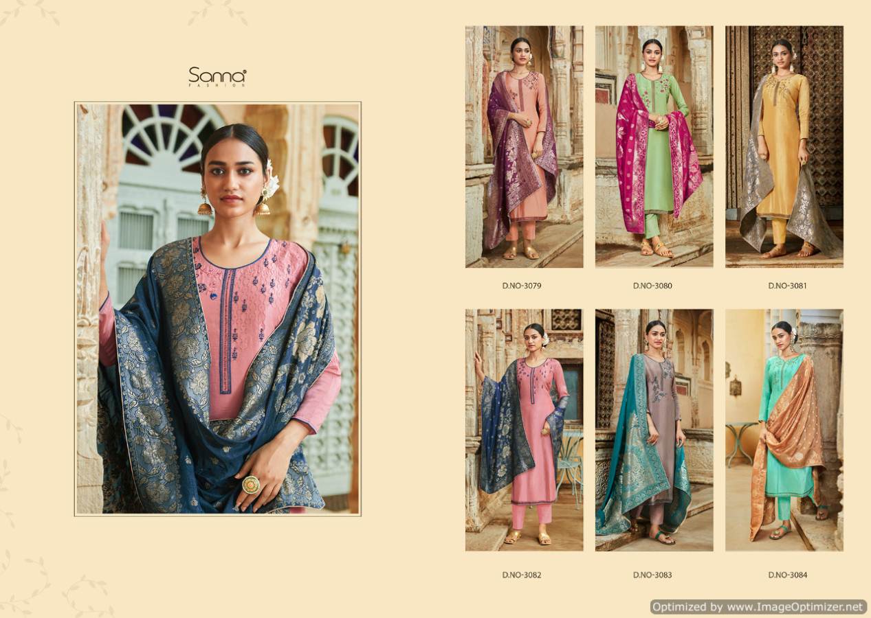 Sanna By Sanskruti Designer Silk Salwar Suit Collection