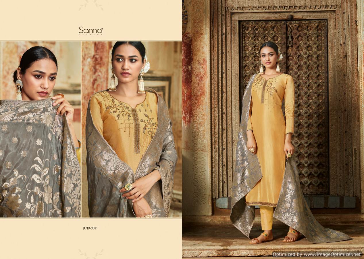 Sanna By Sanskruti Designer Silk Salwar Suit Collection