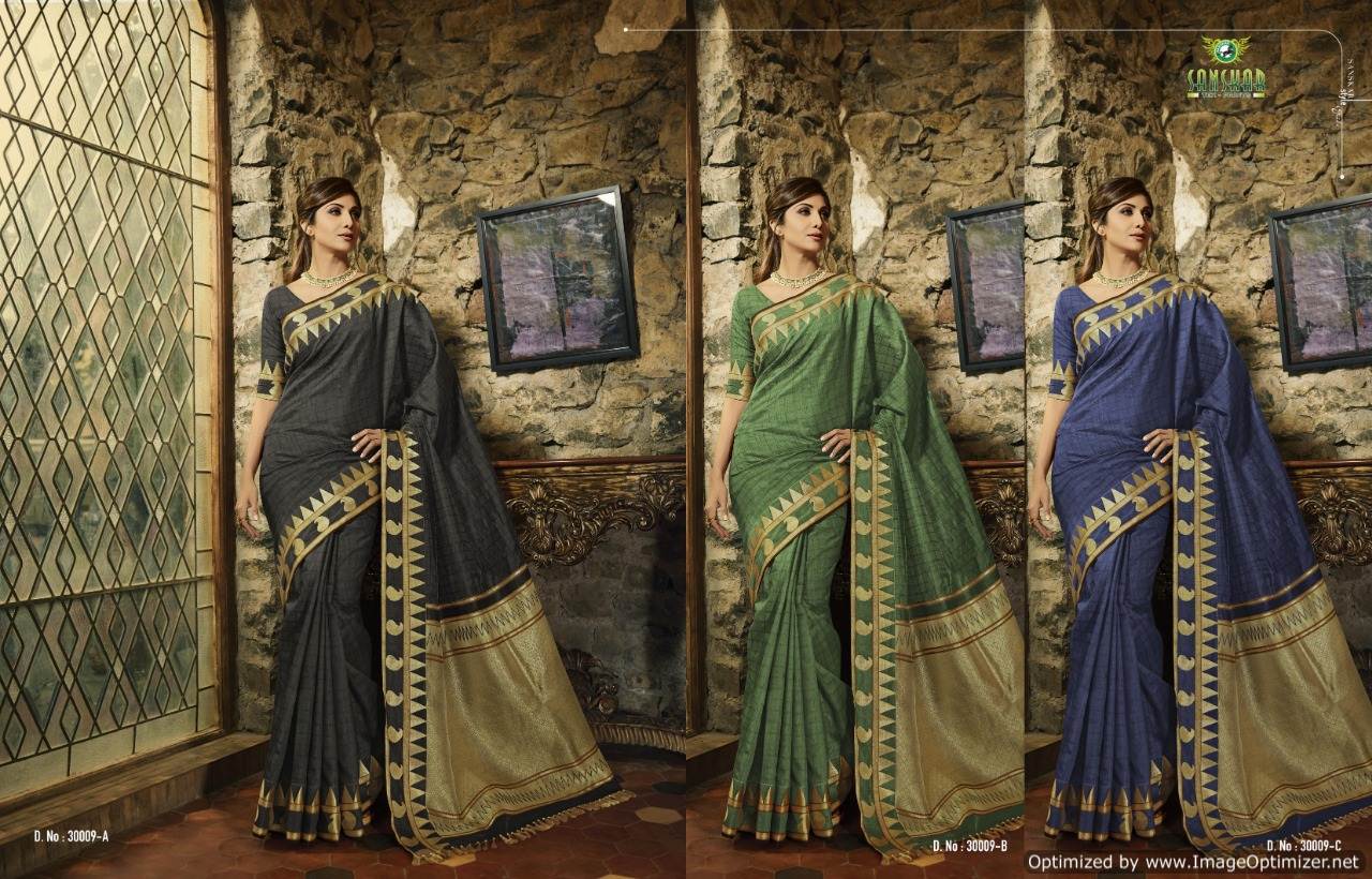 Blue SilK Blend Woven Design Celebrity Saree With Blouse Piece, Party Wear  at Rs 1739 in Surat