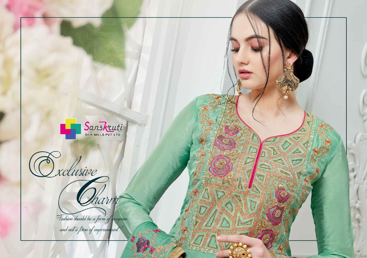 Grisha By Sanskruti Silk Party Wear Dress Material Collection