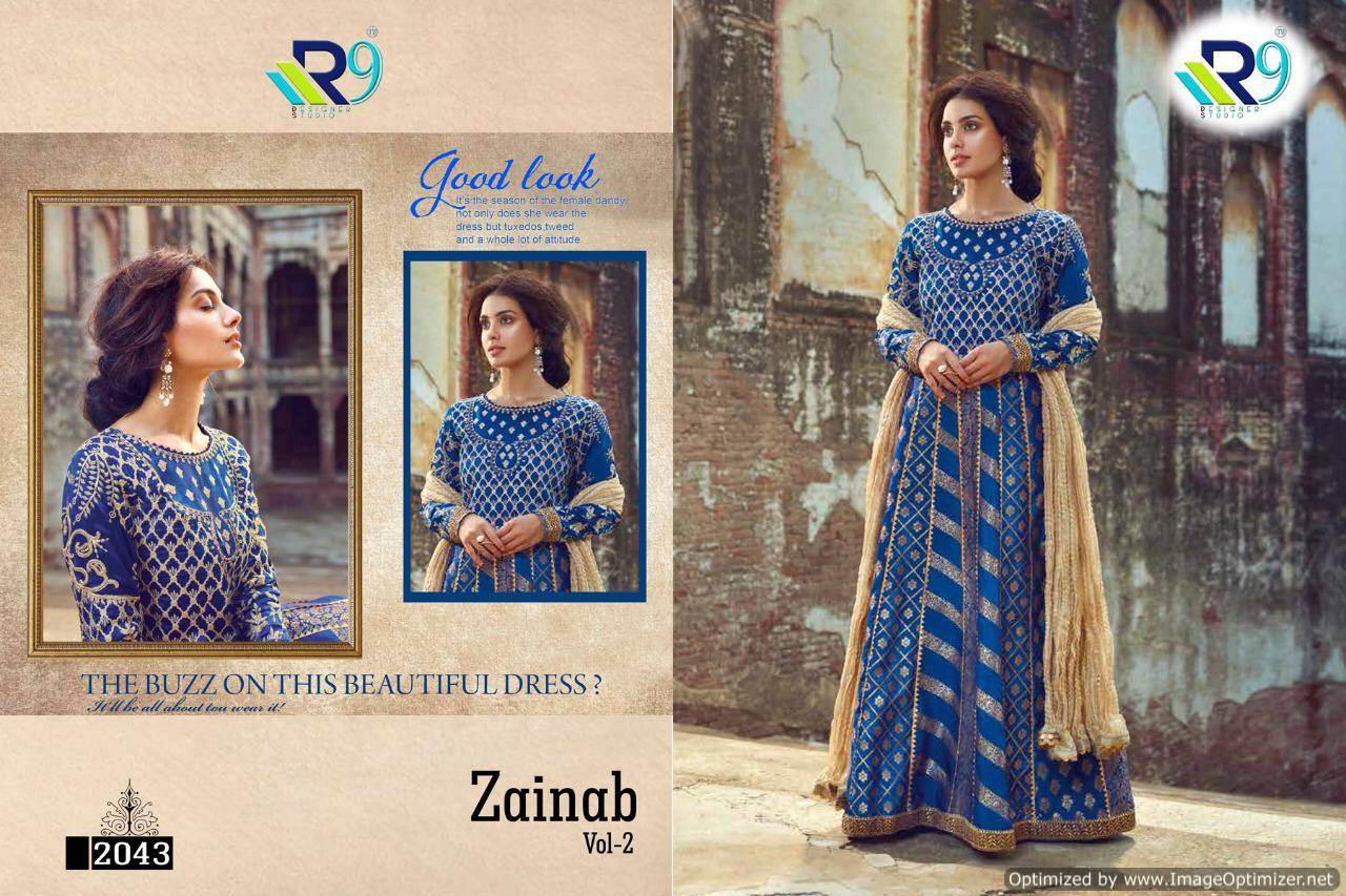 Zainab Vol 2  By R9 Designer Salwar Suit Collection