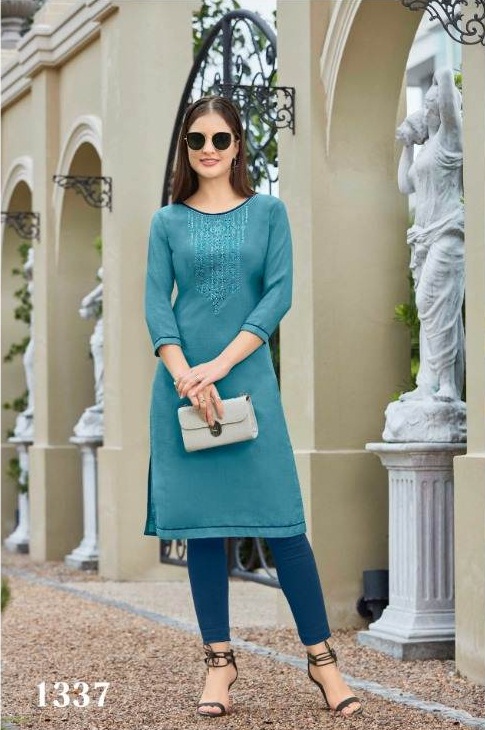 Kajree Present Chumbak Vol 2 Ruby Silk Running Wear Kurti Collection