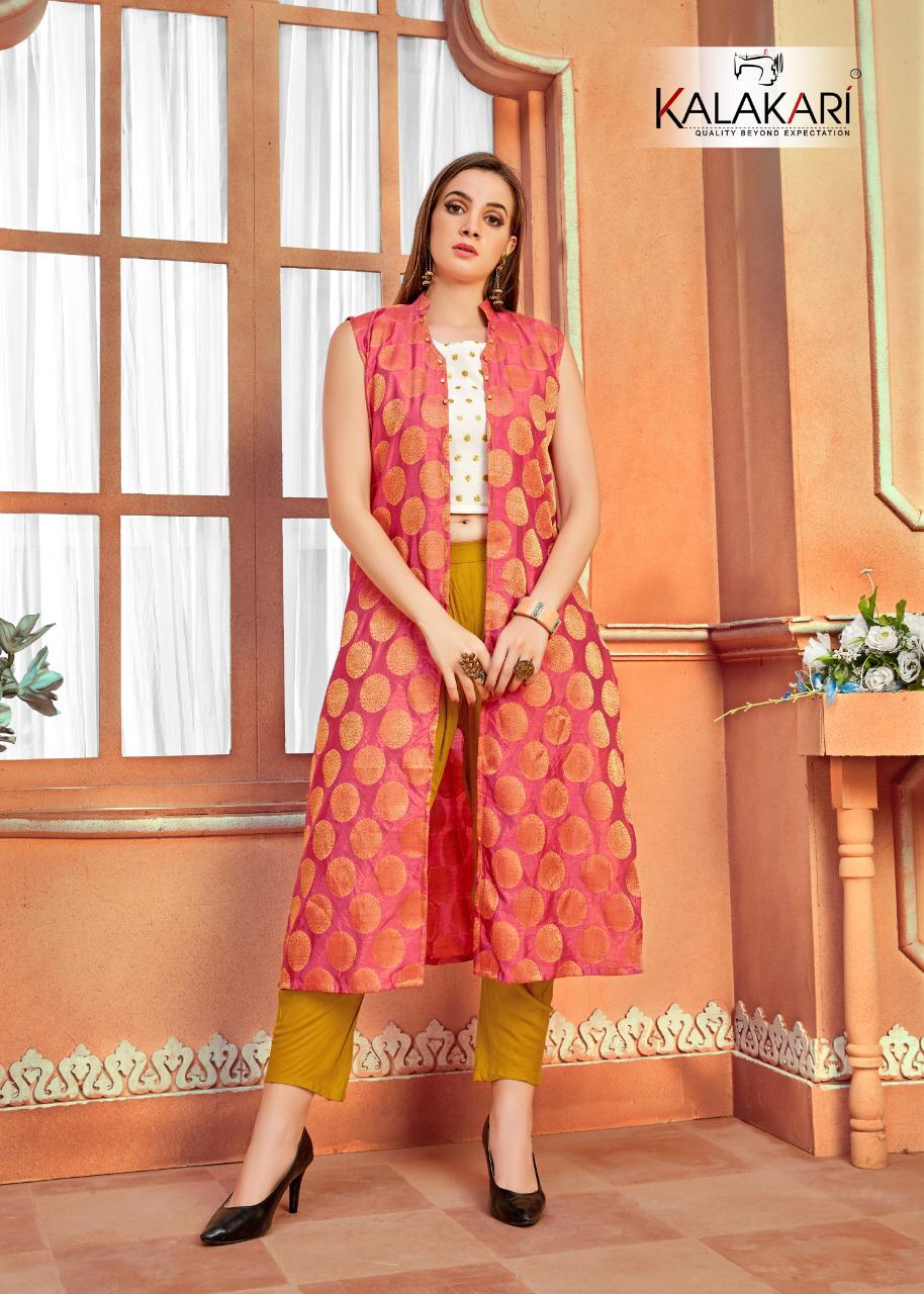 18 Attitude Vol 9 By Kalakari  Designer Shrug Style Ready Made Wear Collection