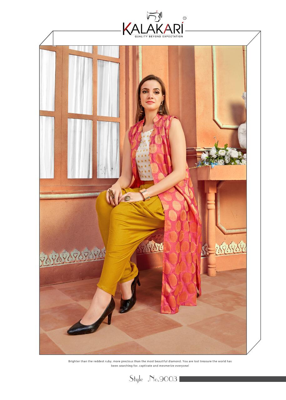 18 Attitude Vol 9 By Kalakari  Designer Shrug Style Ready Made Wear Collection