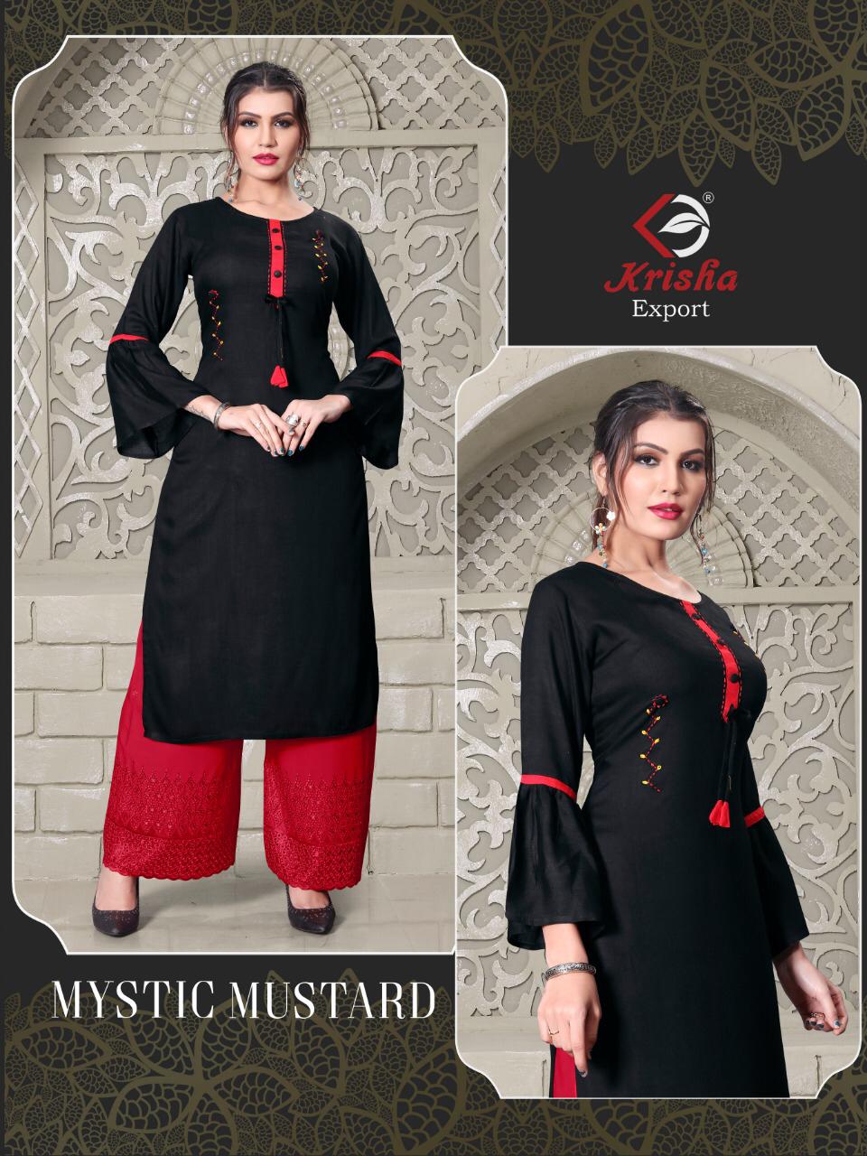 Plazzo World Present Krisha Export Kurtis With Plazzo Collection