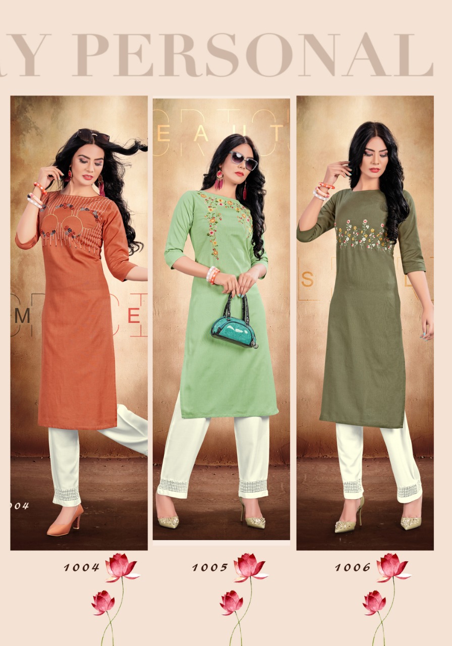 Amore Present Vaarahi Vol 10 Designer Kurtis Catalogue