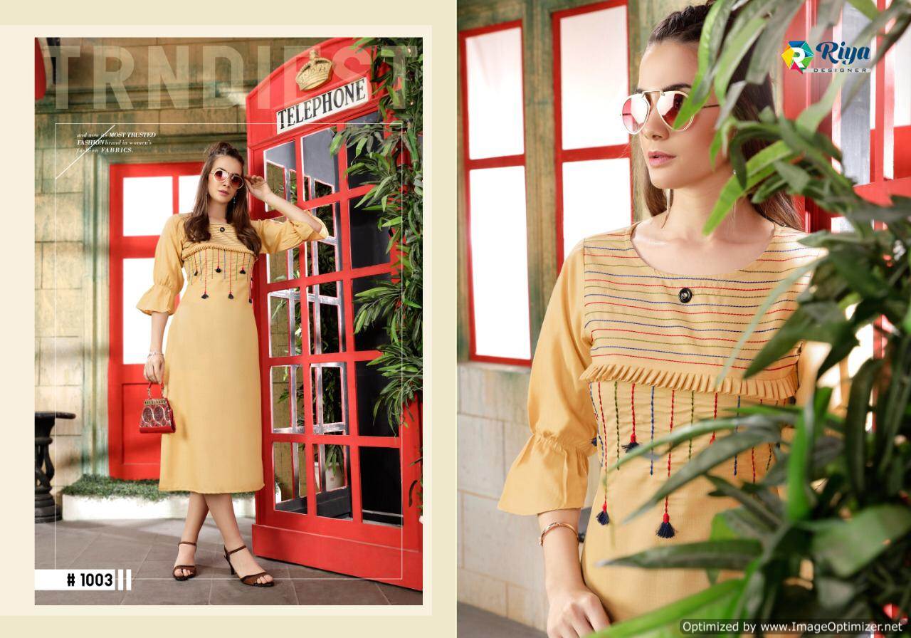 Anishka By Riya Designer Casual Wear Kurti Collection