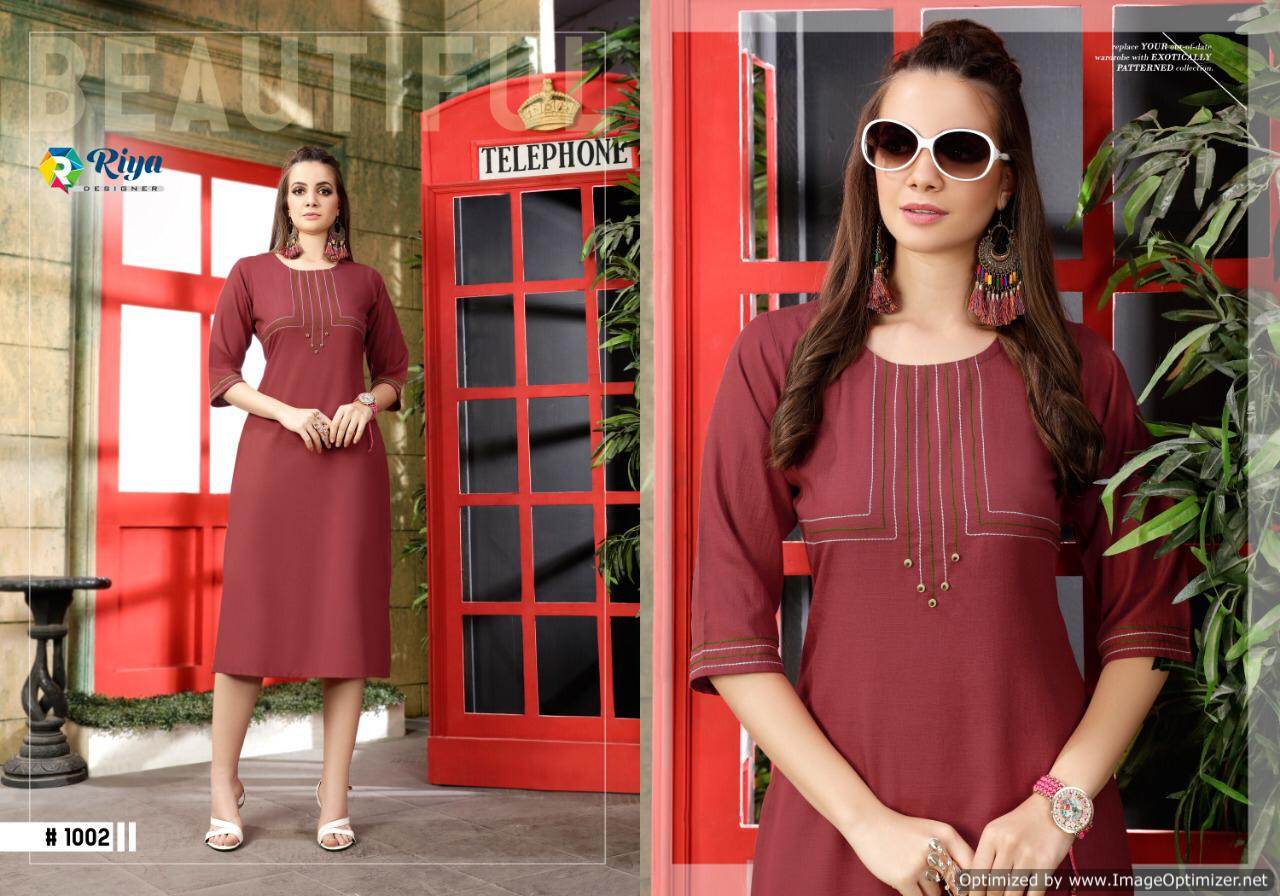 Anishka By Riya Designer Casual Wear Kurti Collection