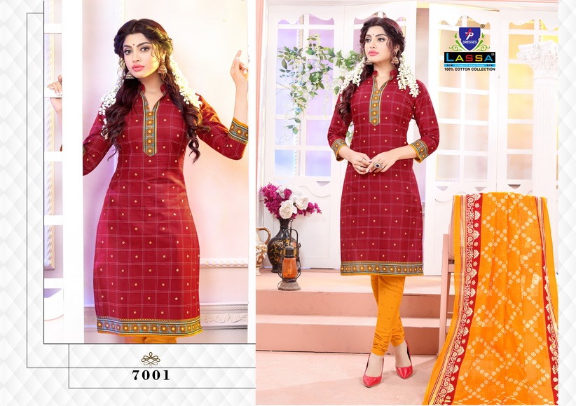 Aradhya Vol 7  By Lassa Printed Cotton Dress Material Catalogue