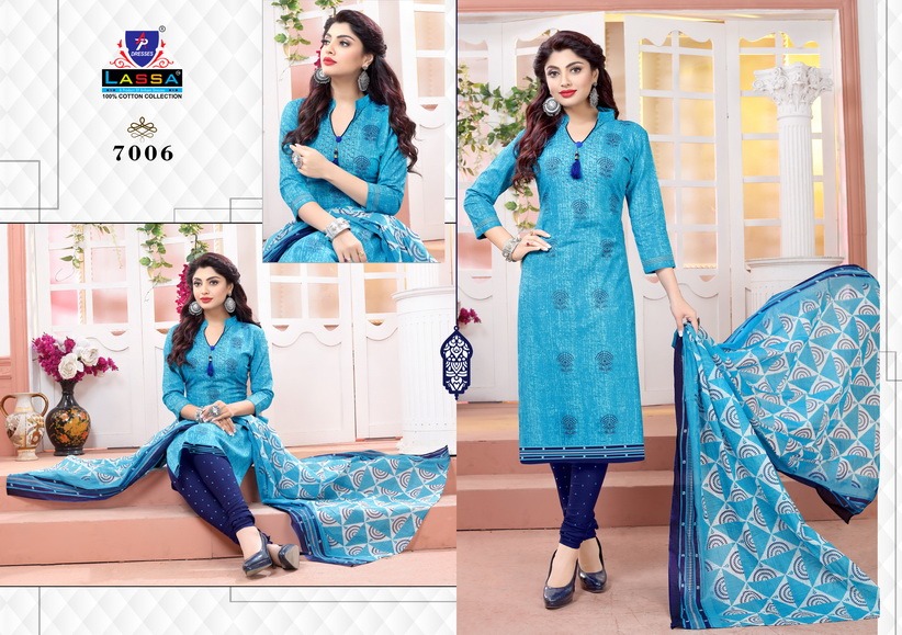 Aradhya Vol 7  By Lassa Printed Cotton Dress Material Catalogue