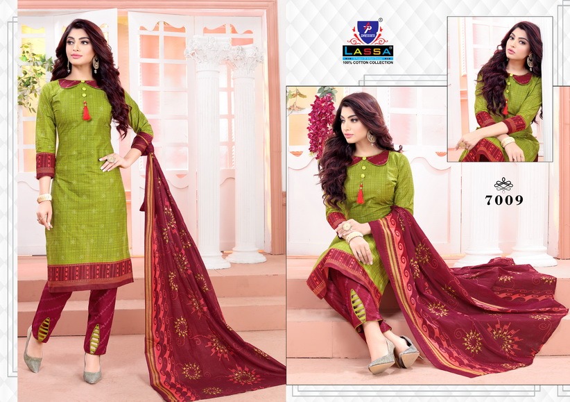 Aradhya Vol 7  By Lassa Printed Cotton Dress Material Catalogue