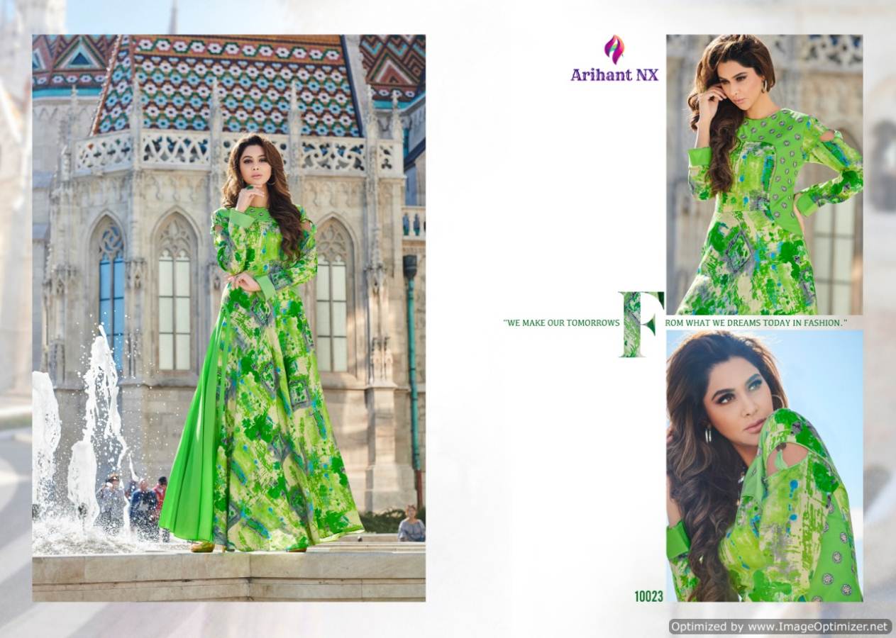 Arihant Present Karigari Vol 3 Heavy Rayon Designer Long Kurti Collection