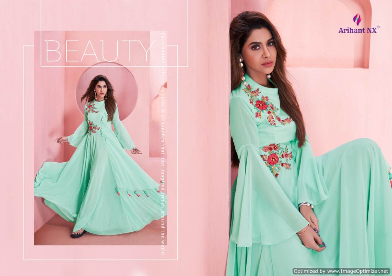 Dhaaga Vol 2 By Arihant Suit Designer Semi Georgette Festive Wear Ladies Gown Catalogue