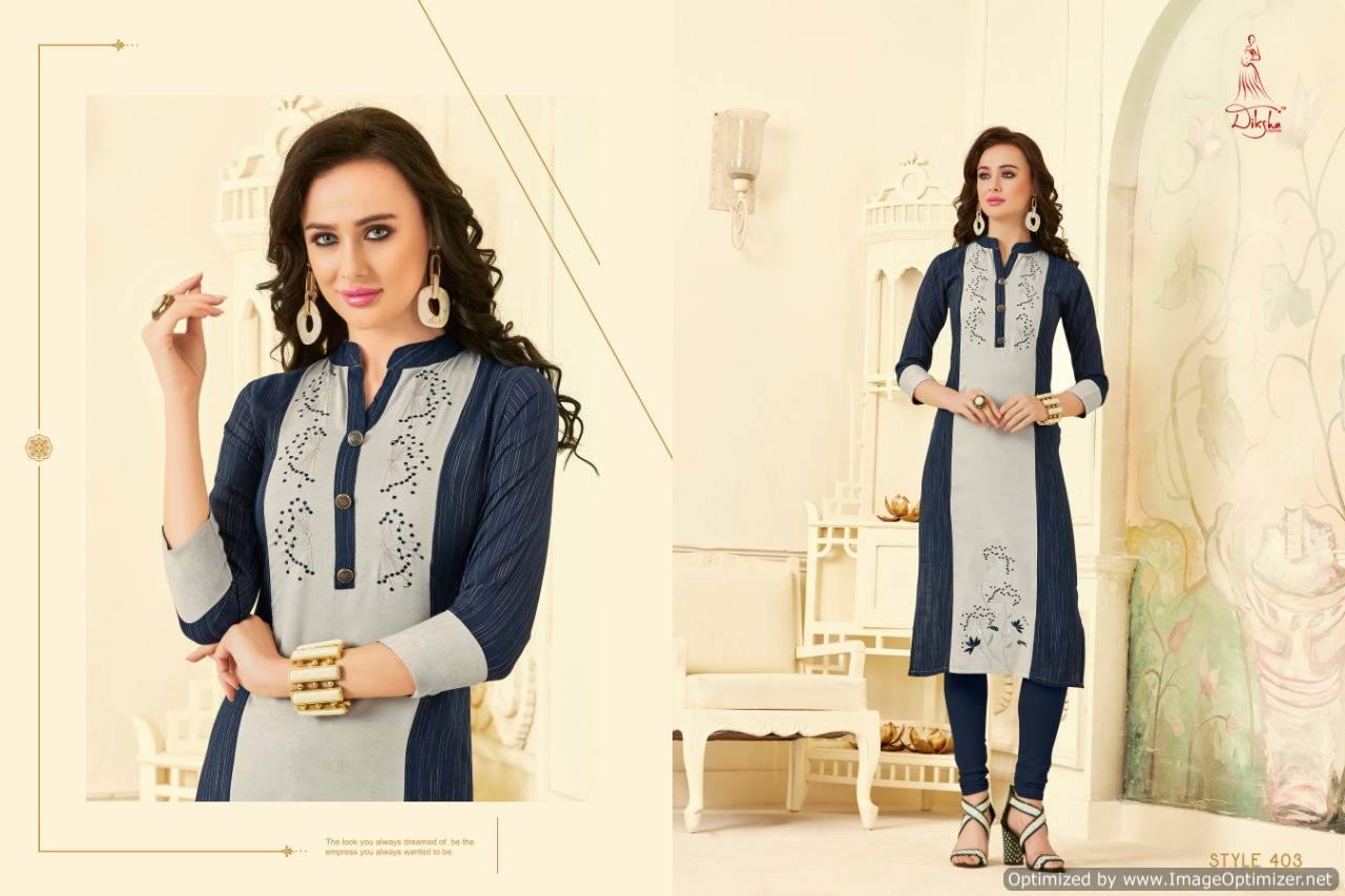 Diksha Maahi Vol 4 Heavy Rayon Straight Cut Kurti Collection