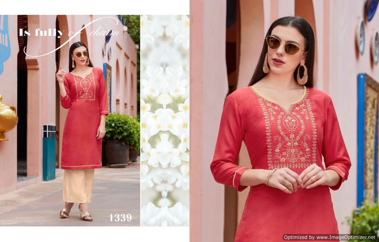 Kajree Present Chumbak Vol 2 Ruby Silk Running Wear Kurti Collection