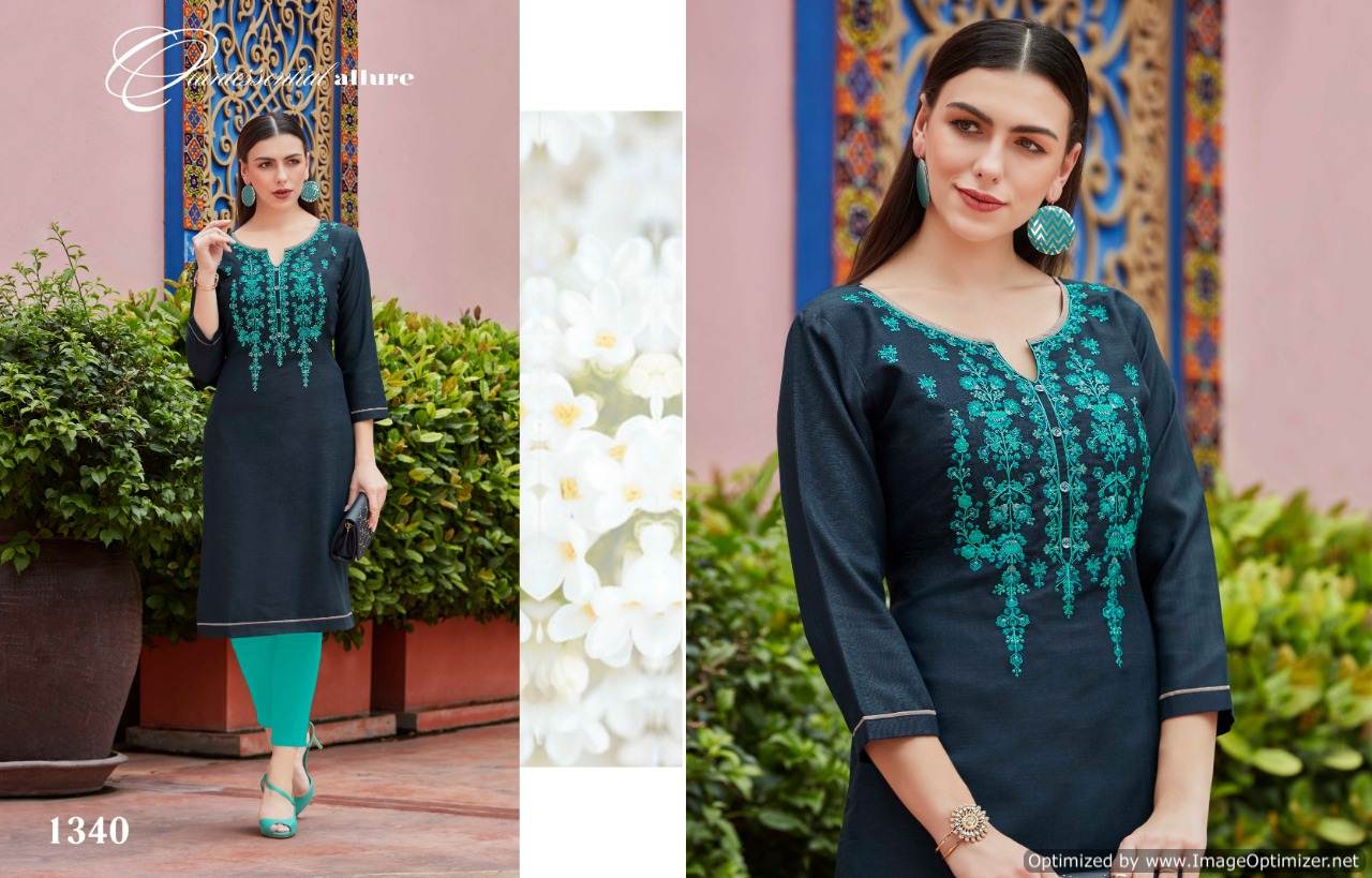 Kajree Present Chumbak Vol 2 Ruby Silk Running Wear Kurti Collection