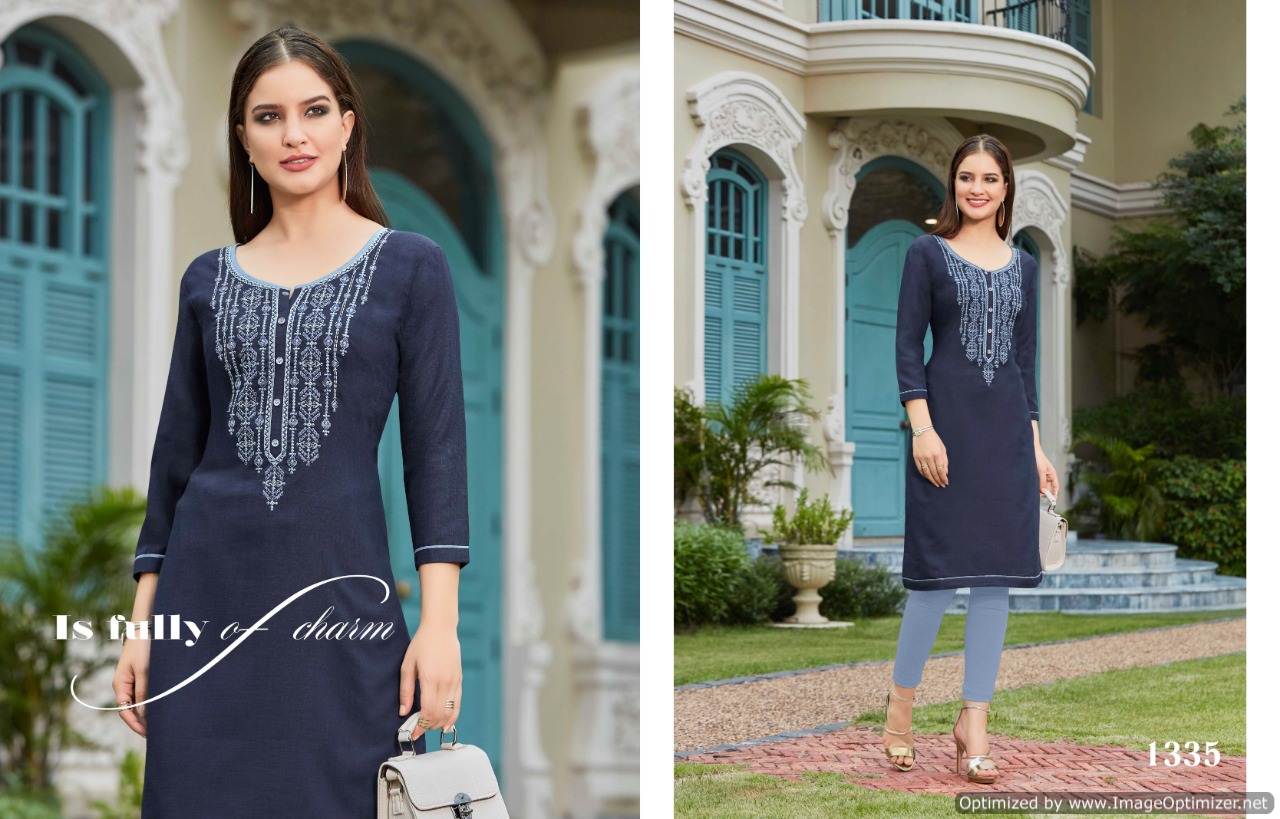 Kajree Present Chumbak Vol 2 Ruby Silk Running Wear Kurti Collection