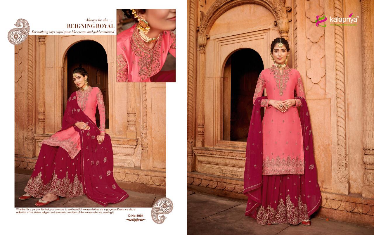 Kalapriya Present Wedding Diva Vol 4  Embroidered Salwar Suits Catalogue