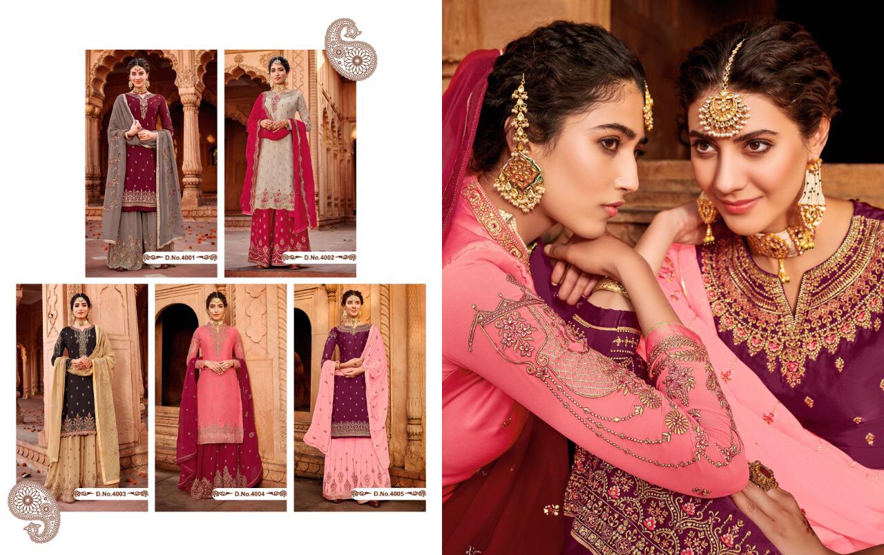 Kalapriya Present Wedding Diva Vol 4  Embroidered Salwar Suits Catalogue