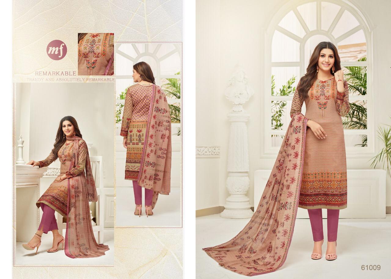 Mf Present New Dress Material Essenza Vol 19 Collection