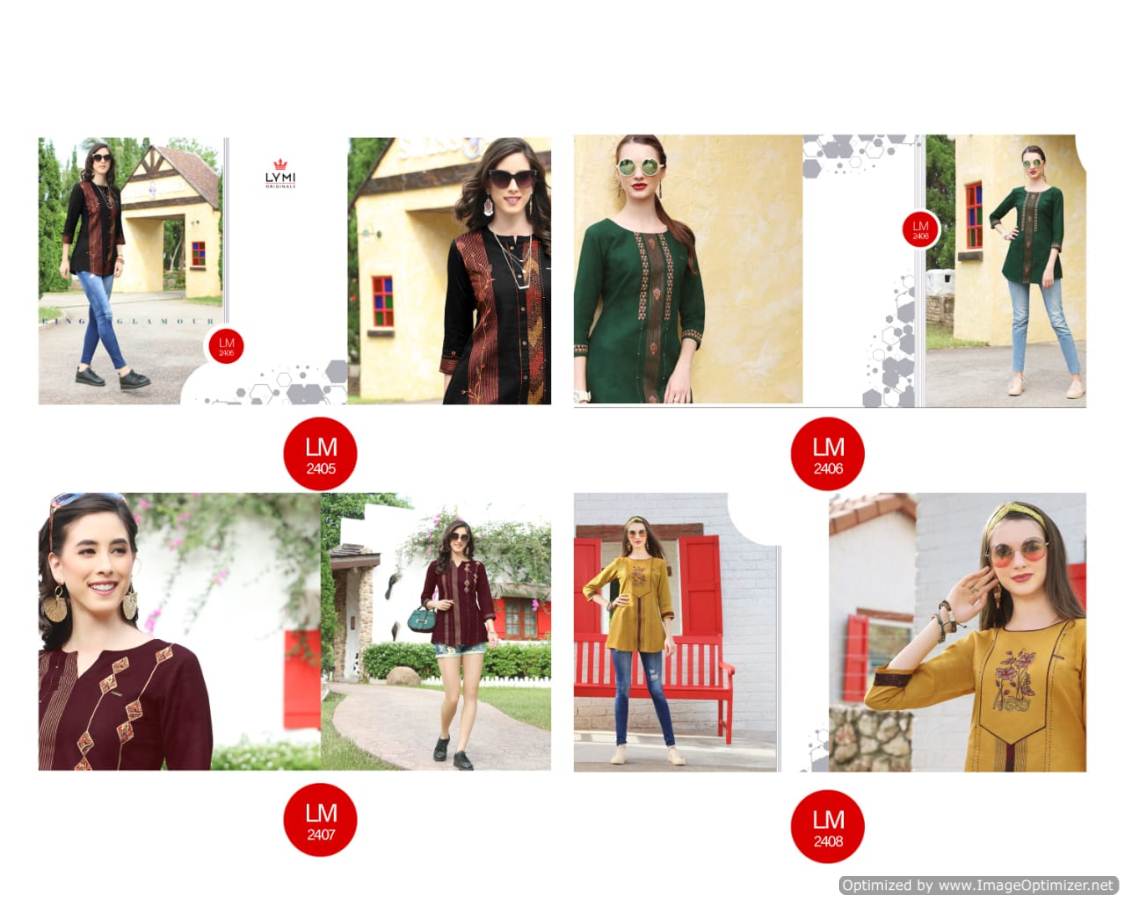 Motion Vol 2 By Lymi Cotton Flex Stylish Western Top Catalogue