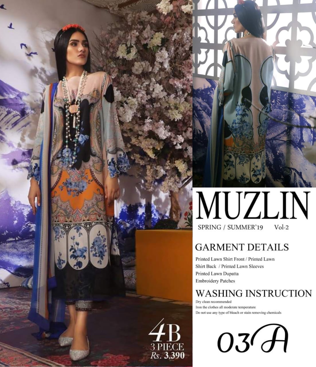 Muzlin By Sana Safina Lawn Cotton Dress Material Collection.