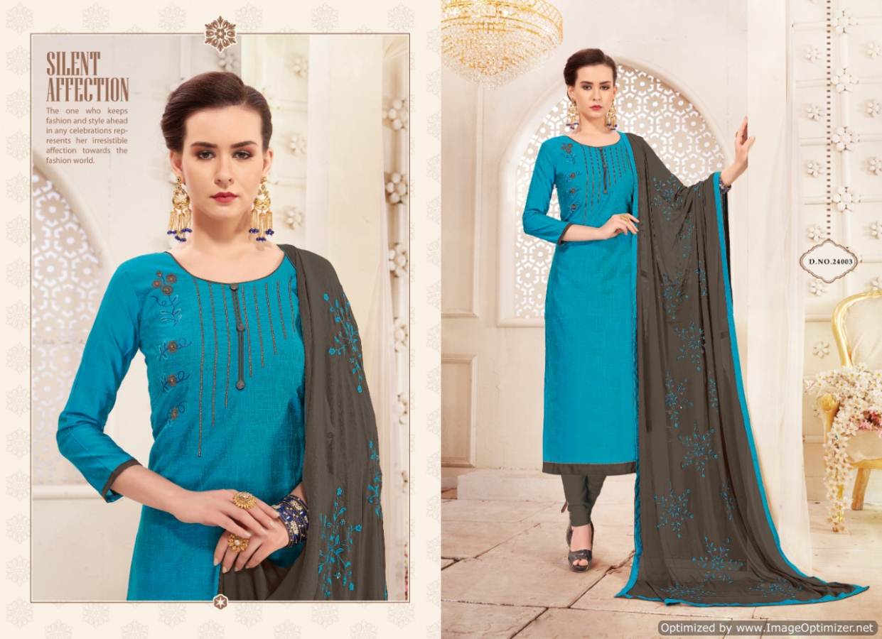 Nayra Vol 2 By Shreeji Designer Churidar Dress Material Collection