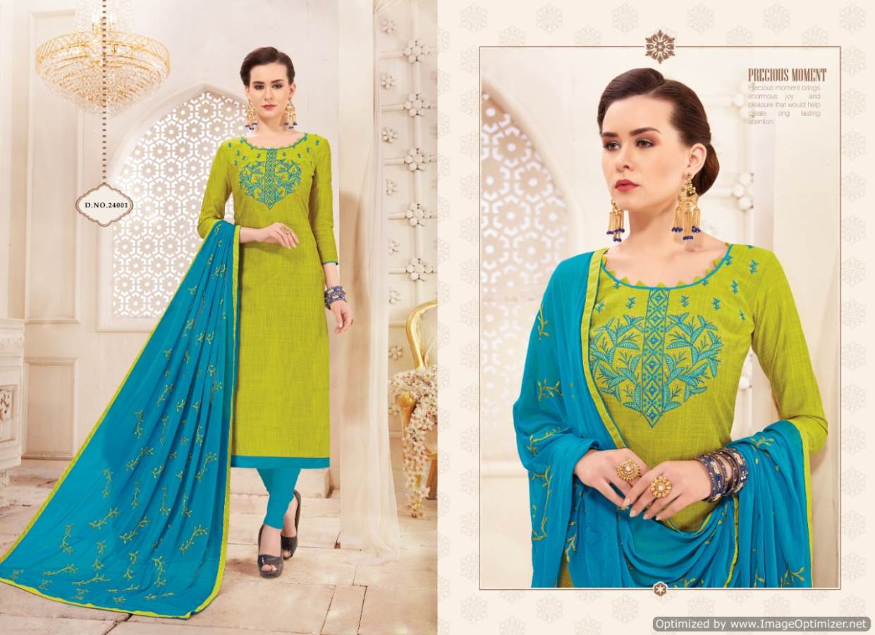 Nayra Vol 2 By Shreeji Designer Churidar Dress Material Collection