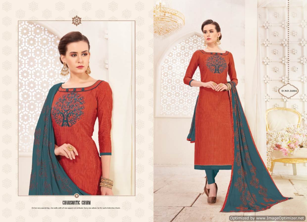 Nayra Vol 2 By Shreeji Designer Churidar Dress Material Collection