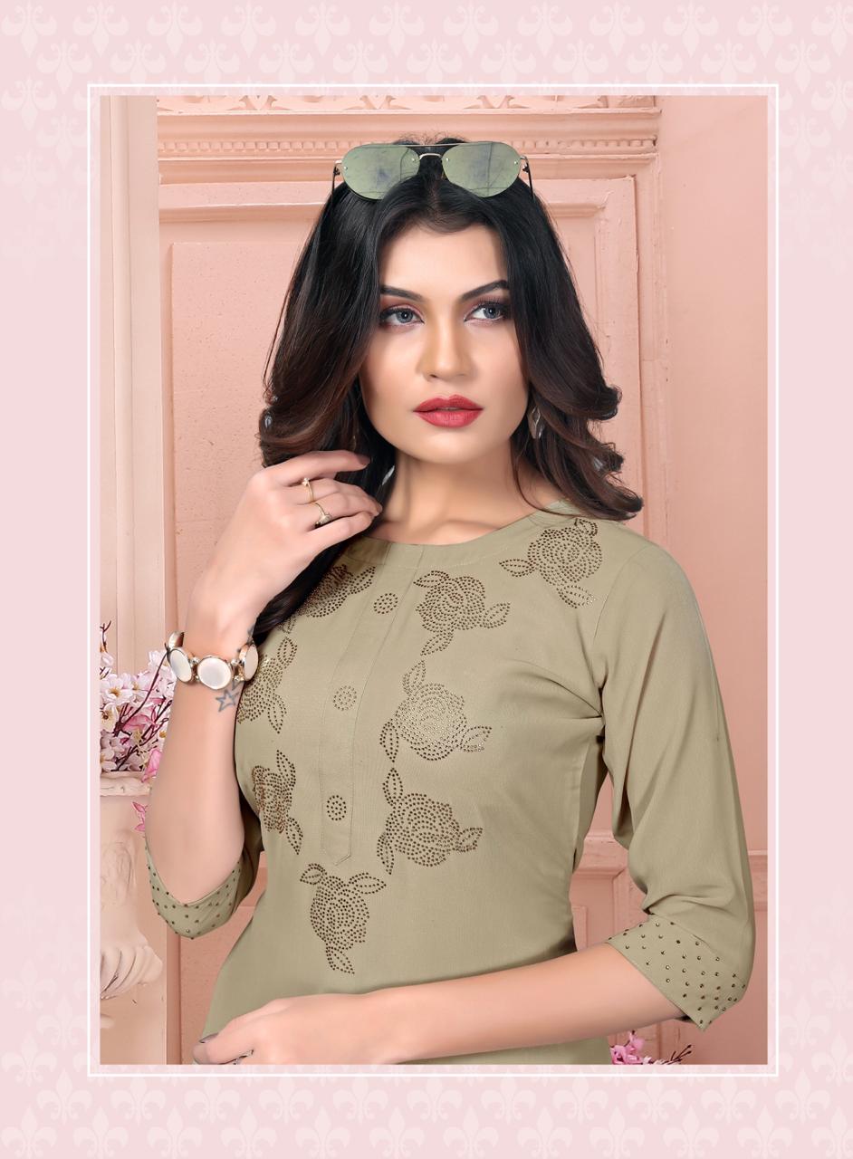 Rijiya Trends Present Swarovski Designer Festival Wear Kurtis Collection.