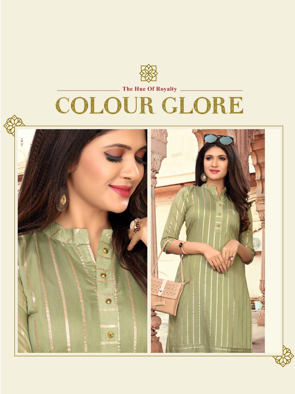 Rijiya Trends Glossy Casual Wear Kurtis With Plazzo Collection