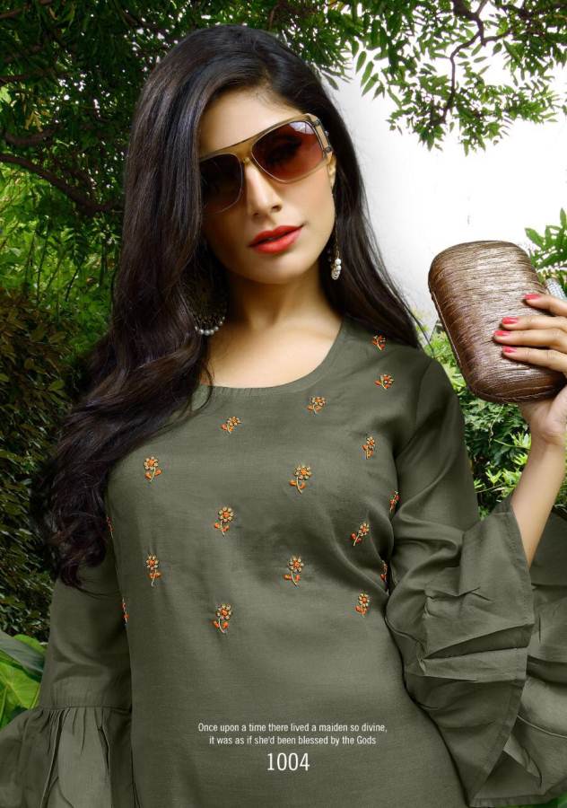 Riya Present Ayana Heavy Rayon Worked Kurti Collection