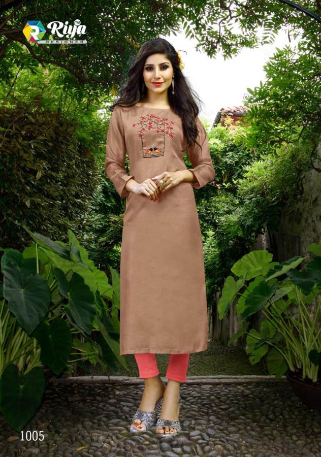 Riya Present Ayana Heavy Rayon Worked Kurti Collection