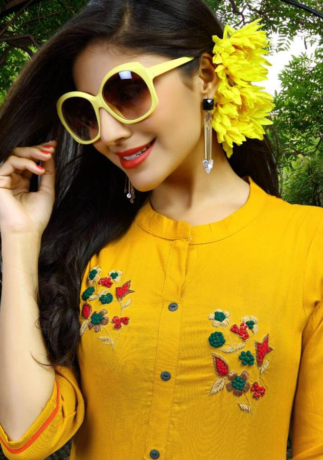 Riya Present Ayana Heavy Rayon Worked Kurti Collection