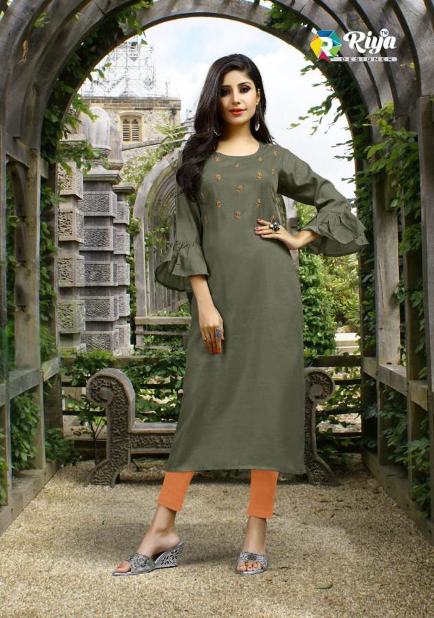 Riya Present Ayana Heavy Rayon Worked Kurti Collection