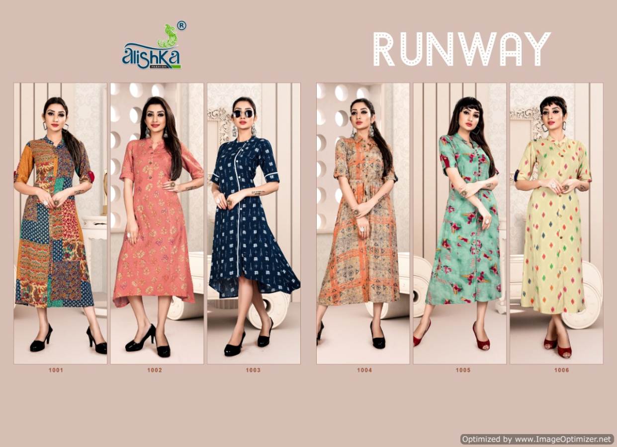 Runway Present Alishka Designer Heavy Rayon Kurti Collection