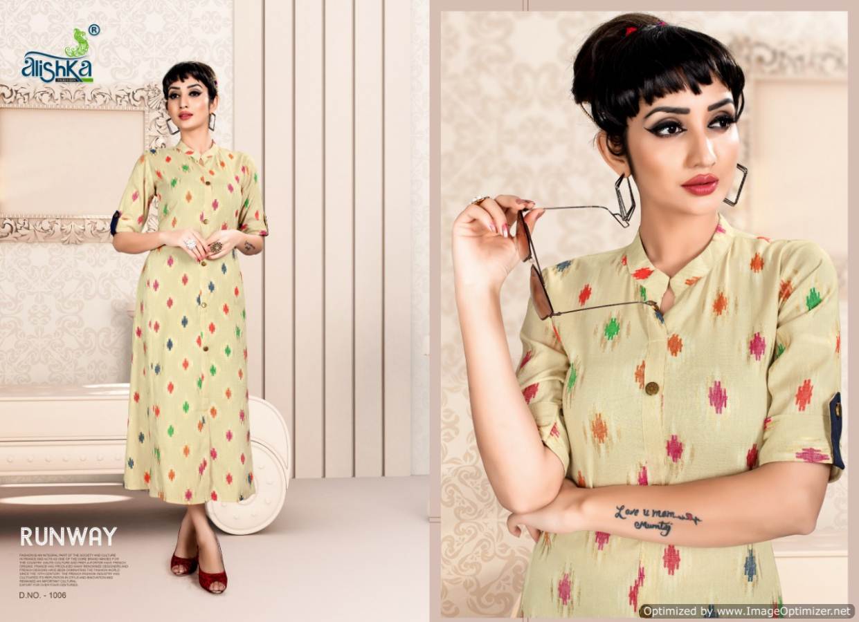 Runway Present Alishka Designer Heavy Rayon Kurti Collection