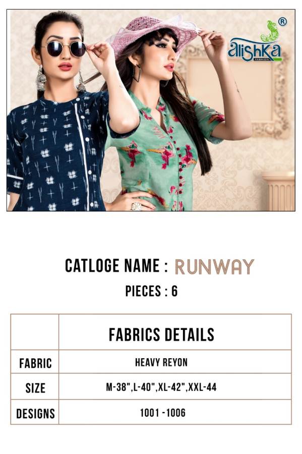 Runway Present Alishka Designer Heavy Rayon Kurti Collection