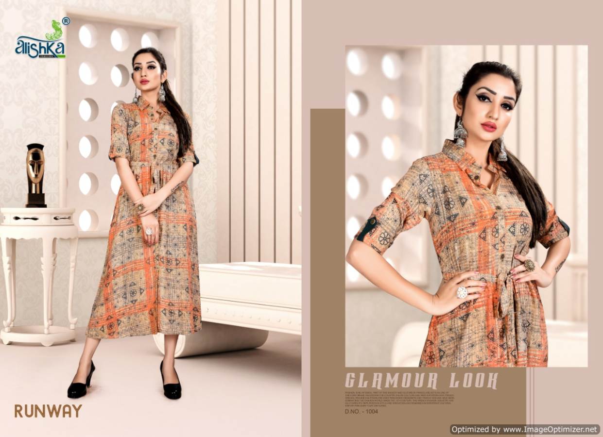 Runway Present Alishka Designer Heavy Rayon Kurti Collection