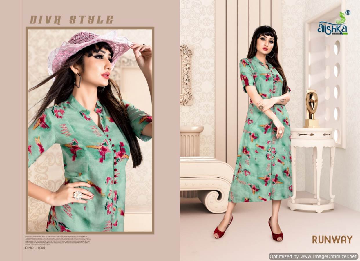 Runway Present Alishka Designer Heavy Rayon Kurti Collection