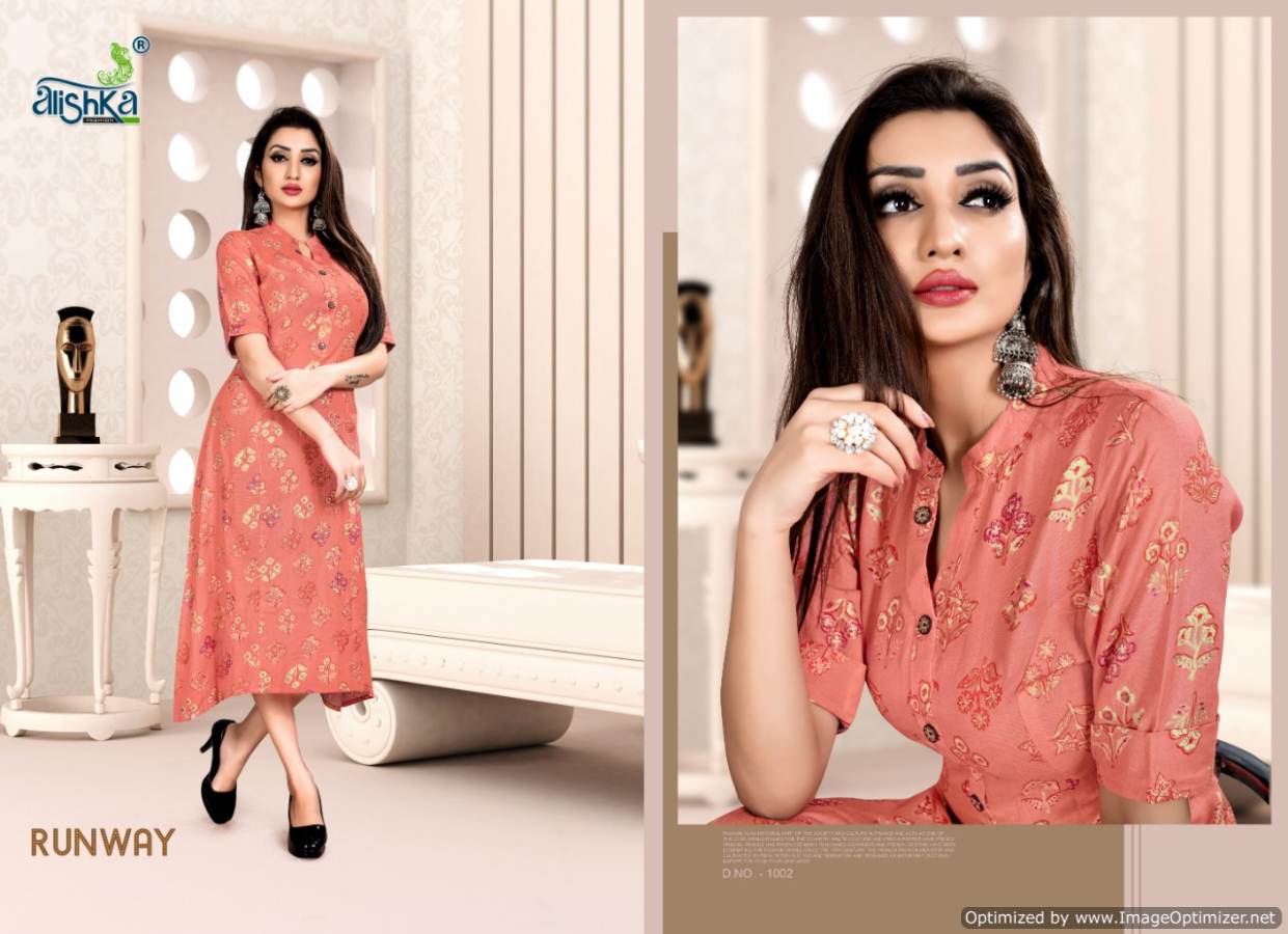 Runway Present Alishka Designer Heavy Rayon Kurti Collection