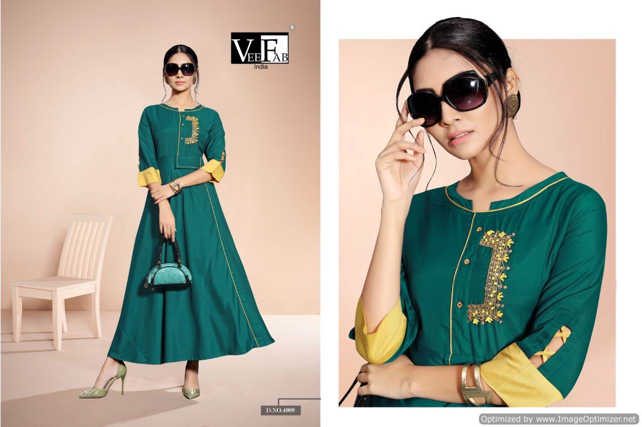 Vf By Chandrayaan Party Wear Long Gown Style Muslin Kurtis Catalogue