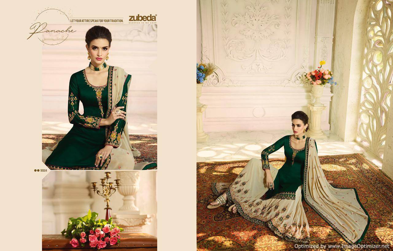 Zubeda Present Aashka | Designer Wedding Wear Salwar Suits Catalogue