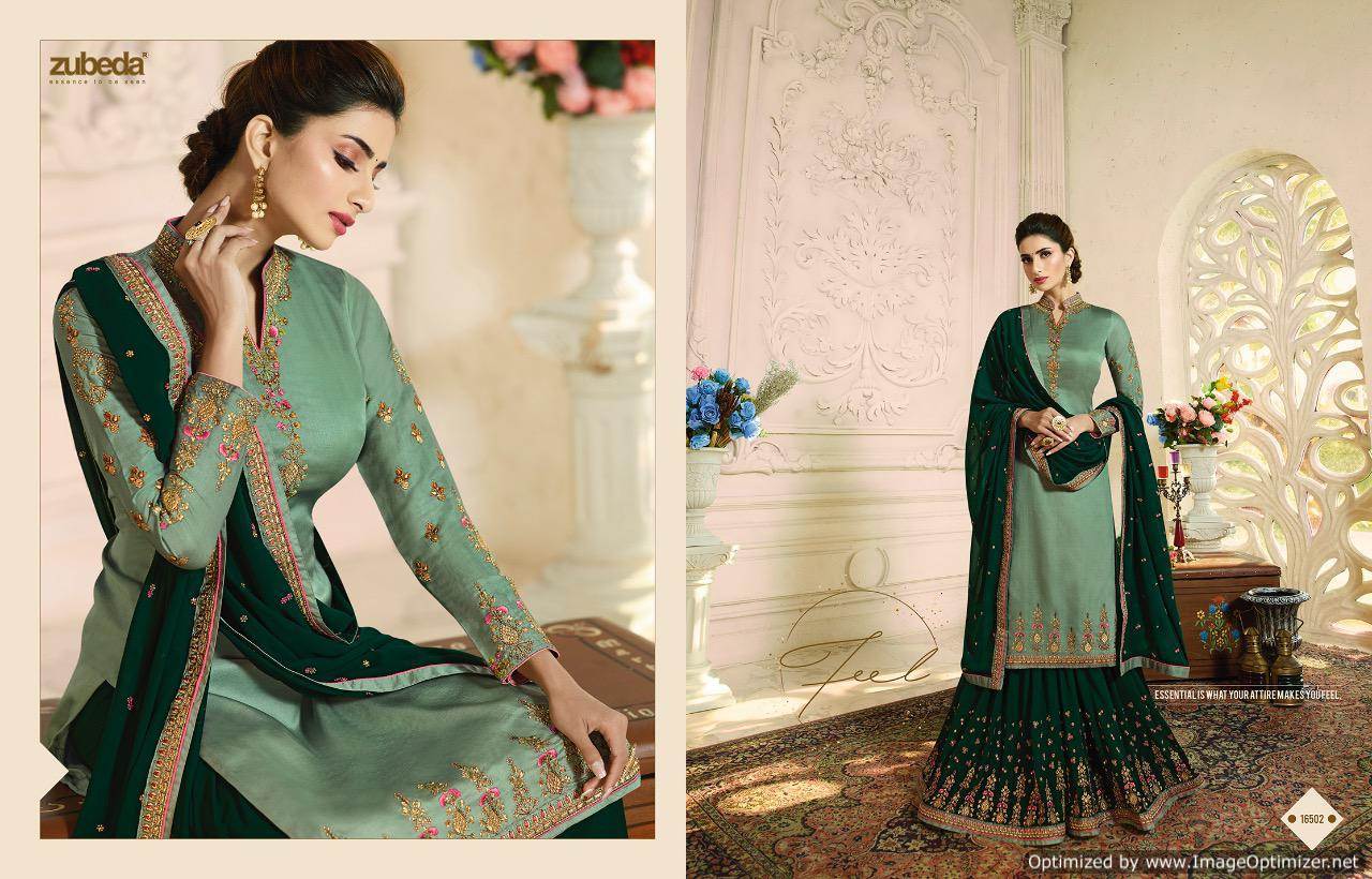 Zubeda Present Aashka | Designer Wedding Wear Salwar Suits Catalogue