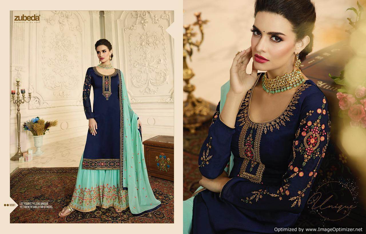 Zubeda Present Aashka | Designer Wedding Wear Salwar Suits Catalogue