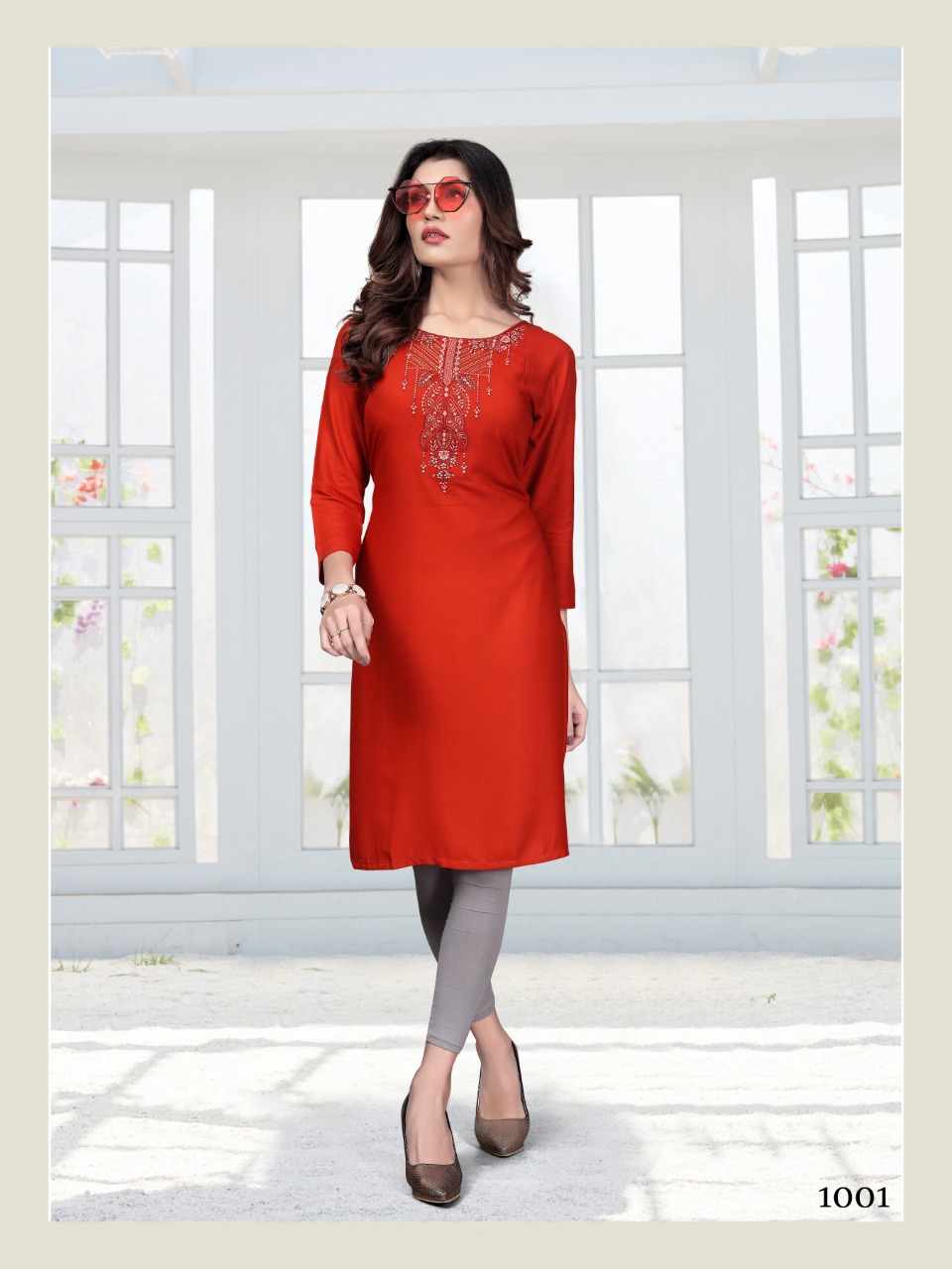 Watermelon Present Lemon Casual Wear Kurtis Collection