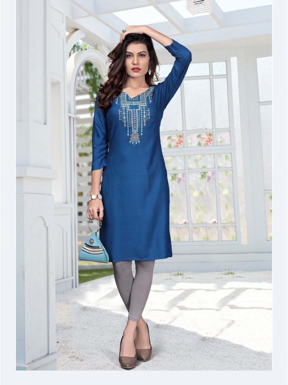 Watermelon Present Lemon Casual Wear Kurtis Collection