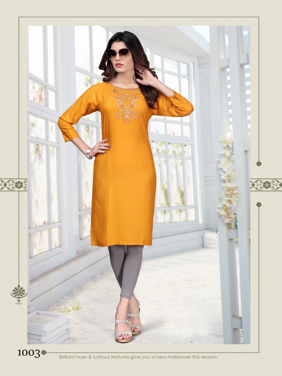 Watermelon Present Lemon Casual Wear Kurtis Collection