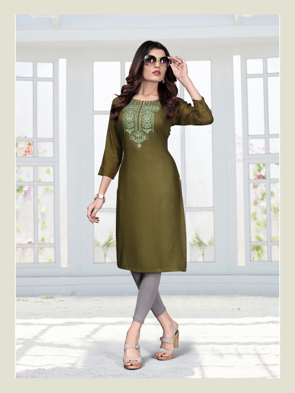 Watermelon Present Lemon Casual Wear Kurtis Collection