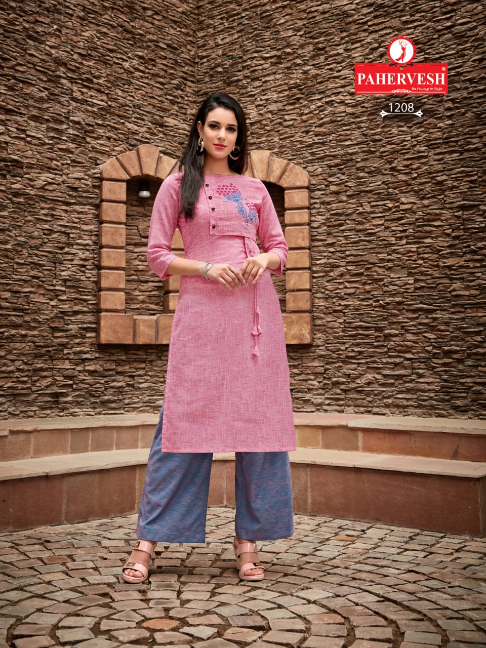 Pahervesh Paresent Chahat Designers Runnung Wear Kurtis With Bottom Collection